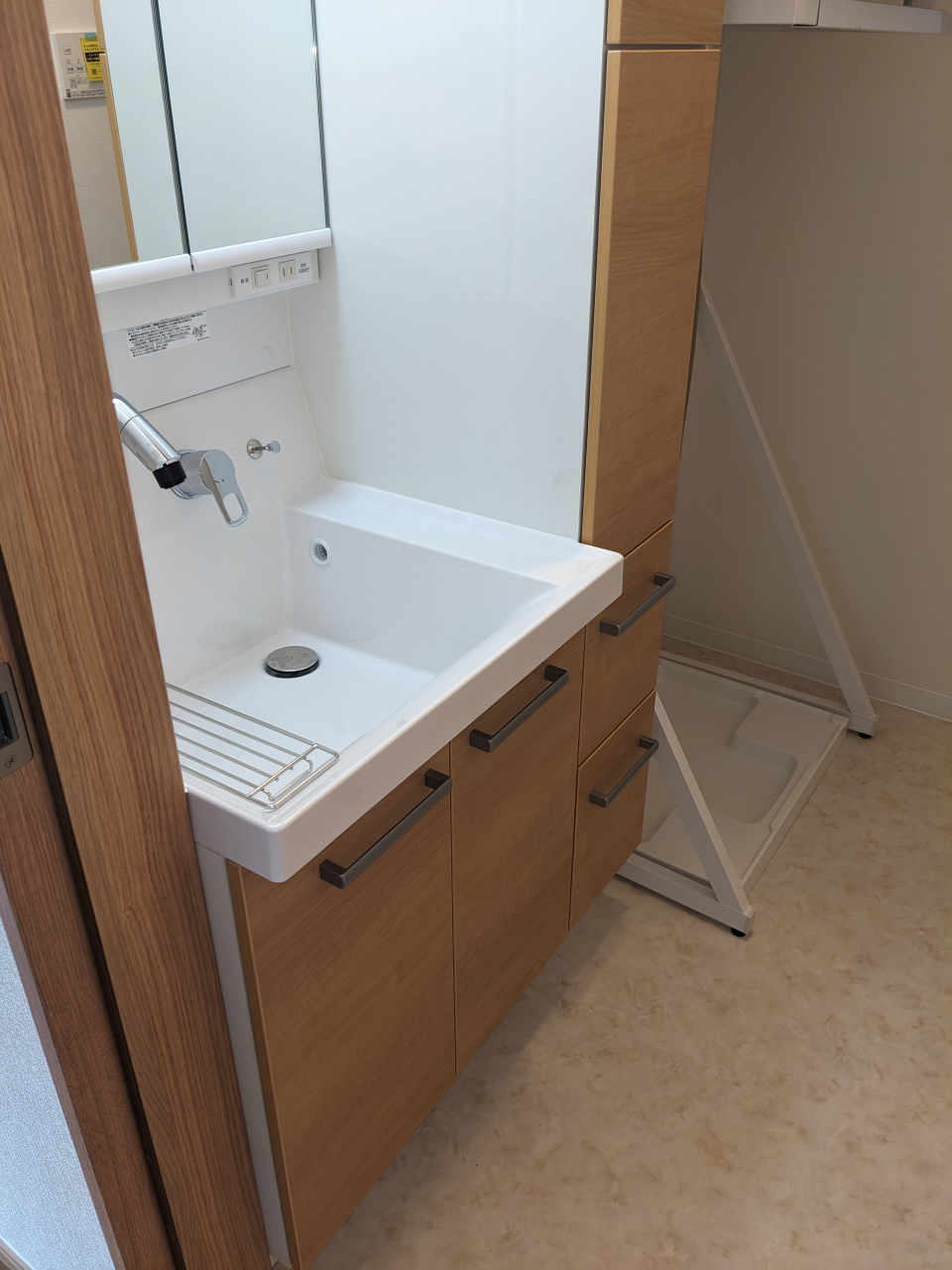 洗面施工後2