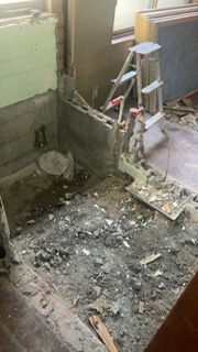 平野区加美南借家浴室解体3