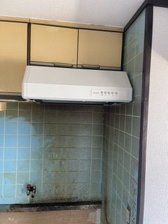 第2シャトモリ203レンジフード取替後