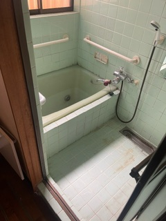 平野区加美南借家浴室工事前 (2)